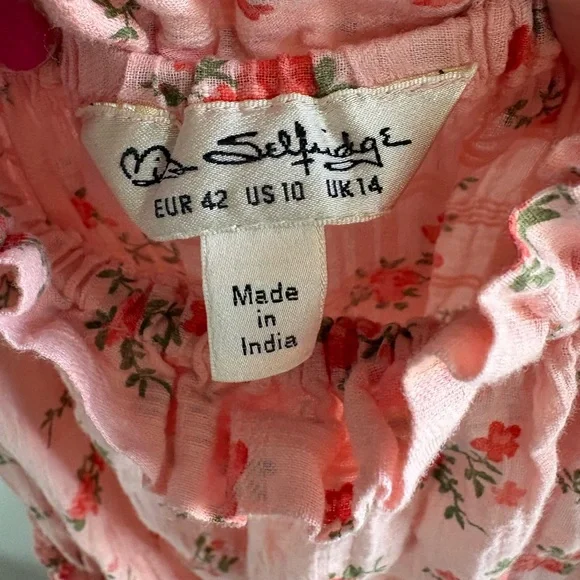 Miss Selfridge Pink Floral women’s Dress - Picture 3 of 8